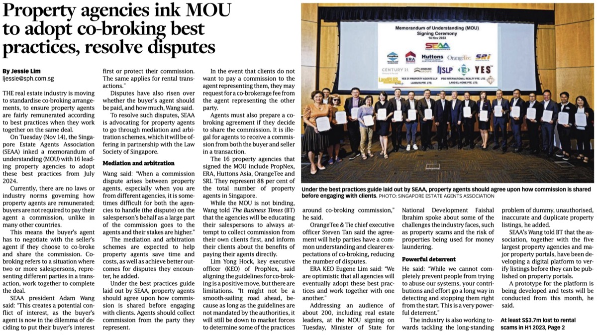 /img/Property agencies ink MOU to adopt co-broking best practices, resolve disputes.jpg